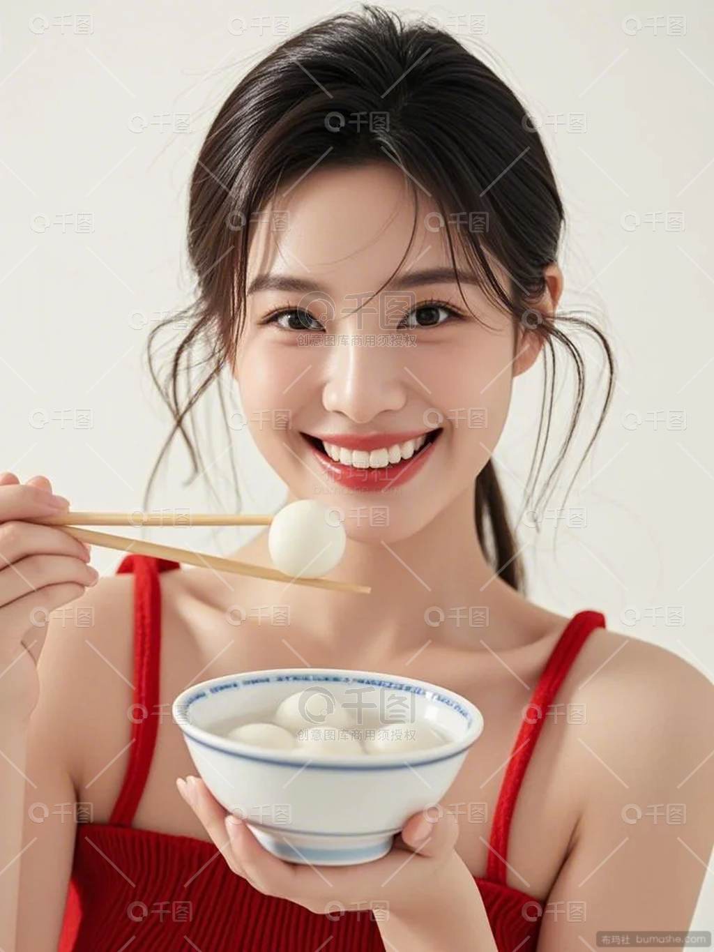 汤圆可甜了 配图 1